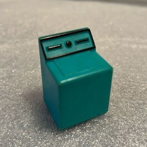 Vintage Fisher Price Play Family little people blue washing machine